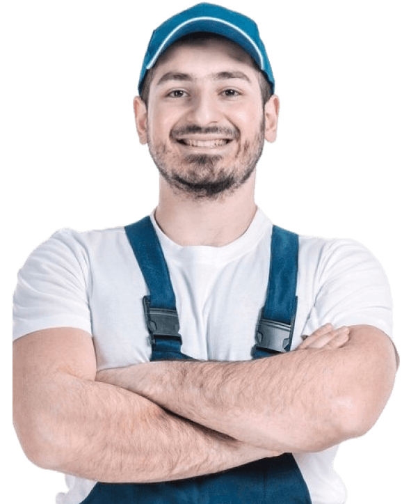 E-Logic mover smiling with crossed arms